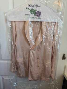 Victoria’s Secret Satin Beige Pajama Set